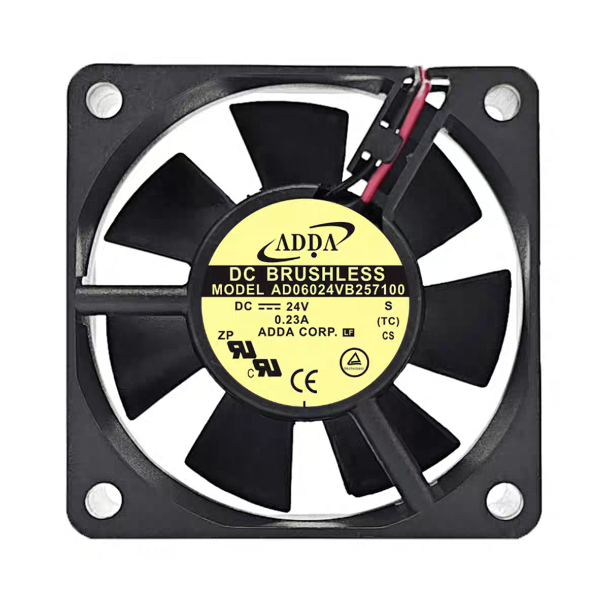 ADDA 6025 6CM AD06024VB257100 24V 0.23A 大风量变频器散热风扇