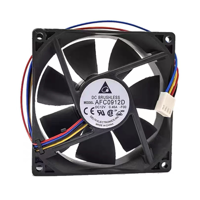 原装DELTA台达 AFC0912D DC12V 0.46A 9225 4线机箱双滚珠风扇9CM