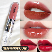 KIKO裸色双头唇釉唇彩镜面玻璃口红不沾杯不掉色 126 107 130 103