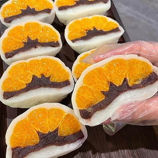 【顺丰发货】济州岛橘子大福 水果麻薯大福DIY组合套餐网红小吃