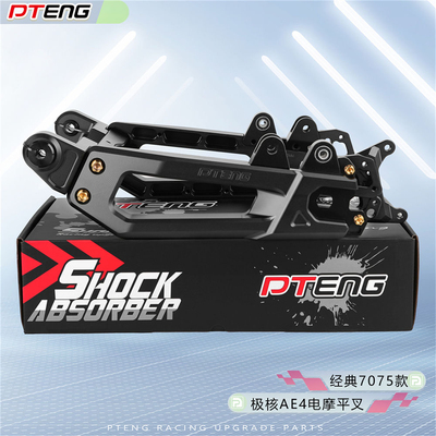 PTENG改装配件极核AE4电摩电动车改后平叉7075款式220开档后平叉