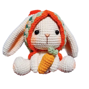 rlk4股精梳牛奶棉毛线团手工编织钩针diy材料包玩偶包包鞋帽围巾