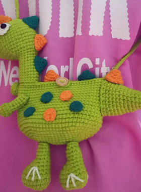 rlk手工钩针编织diy毛线包包材料包斜跨手机包孕期解闷男女友礼物