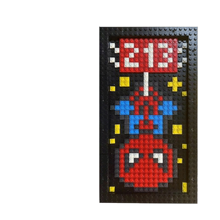 2026年新款积木门牌 漫威蜘蛛侠趣味 二次元门牌 男生宿舍门牌