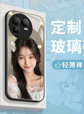 适用opporealmegt8照片真我gt8pro来图定制手机壳男女防摔软全包硅胶个性钢化创意磨砂镜头diy网红玻璃