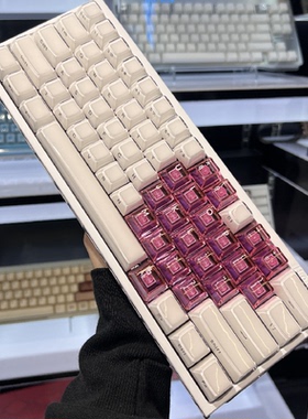 wooting60V2满改键盘果冻爱心全新改装客制化定制磁轴旗舰店