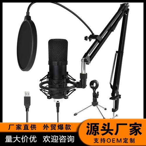 BM700麦克风套装USB接口即插即用高采样192K/24bit热卖