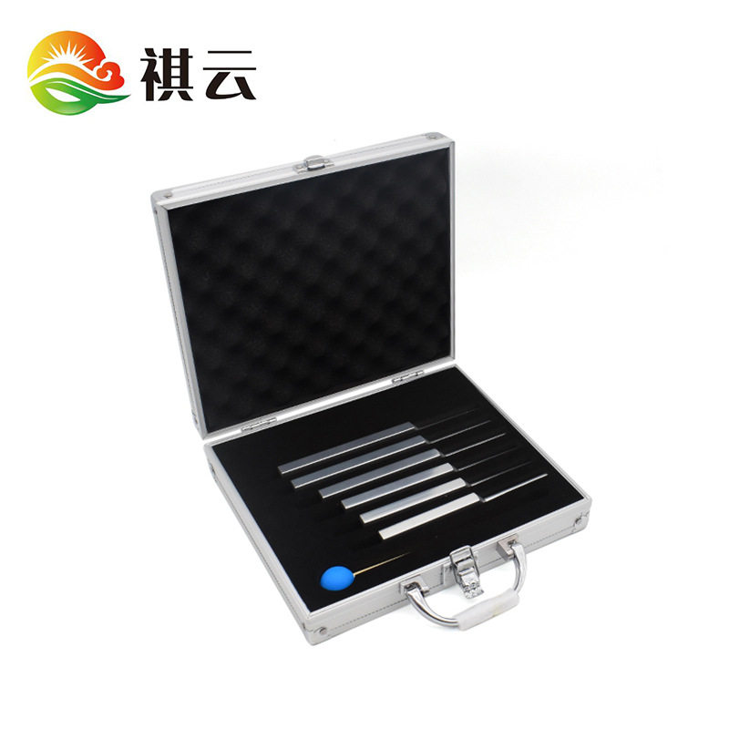六支铝箱铝合金音叉瑜珈调音音叉套装396HZ417528639741852HZ