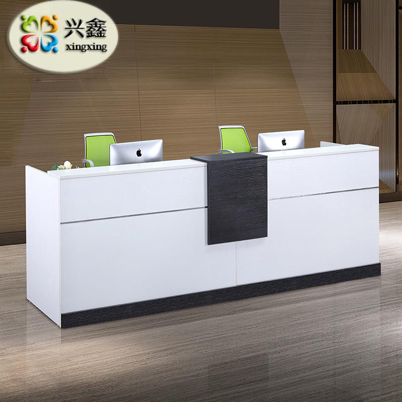 广东前台接待收银迎宾咨询台简约现代公司办公桌学校家具直销
