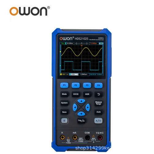 利利普owon手持示波器HDS2102带宽100M内HDS272S手持数字示波器