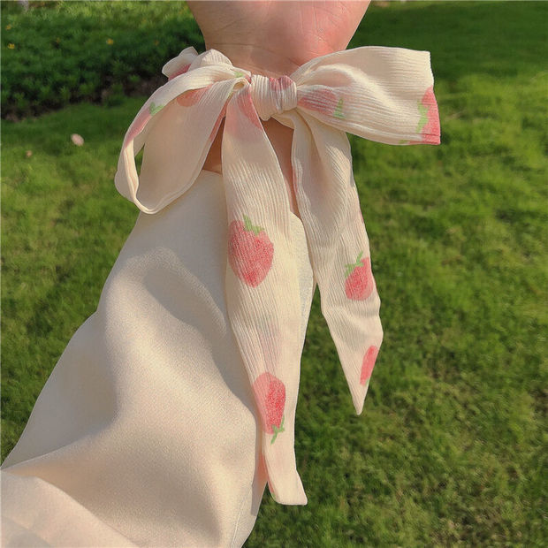 推荐蝴蝶结发圈ins甜美