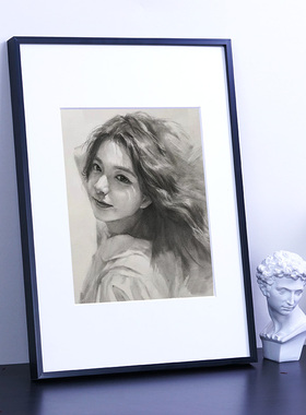 4开8k素描水彩水粉画装裱框挂墙