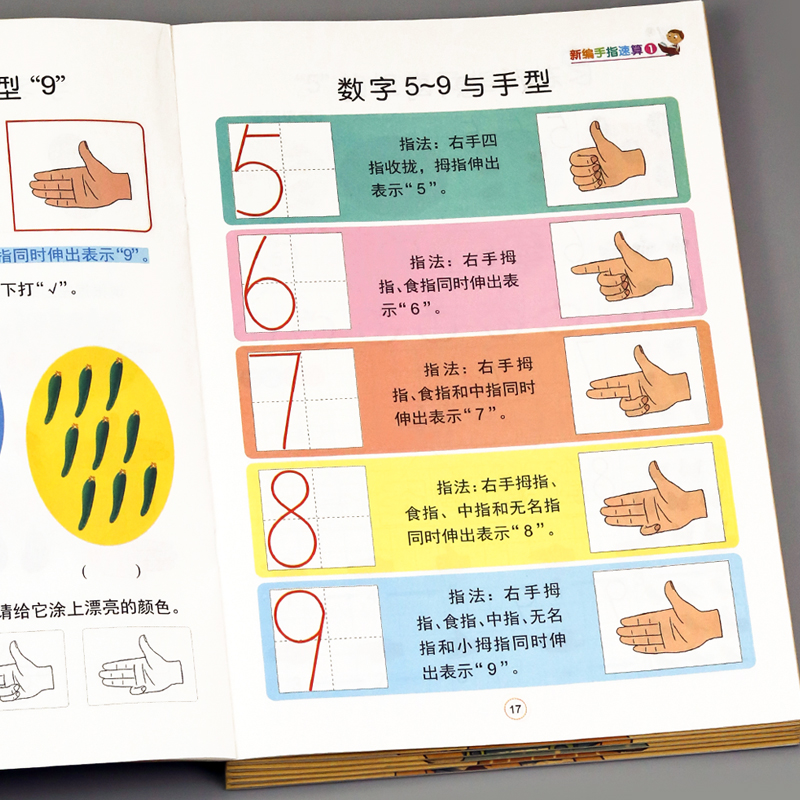 儿童数学手指速算阶梯教材