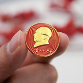 饰品像章 饰配件毛爷爷胸针装 高档毛主席勋章圆型时尚 徽章衣服装