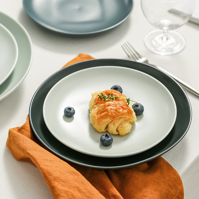 创意盘子北欧网红餐具高级感复古陶瓷餐盘菜盘家用西餐盘牛排餐盘,餐饮具,盘,淘宝优惠券,粉丝福利购,淘宝优惠卷