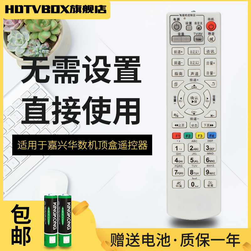 适用于嘉兴华数机顶盒遥控嘉善海宁海盐平湖桐乡DVB-JX303 NY-219