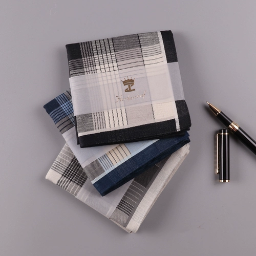 往季 Хлопковый классический носовой платок, мягкий комфортный шарф, хорошо впитывает воду