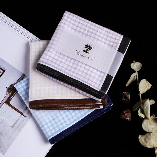 往季 Экологичный хлопковый носовой платок, шарф, простой и элегантный дизайн, впитывает пот и запах