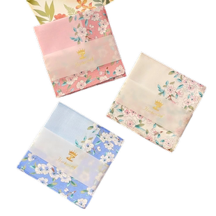 手帕纯棉小方帕巾手帕女士随身日系结婚全棉老式古风吸汗方巾手绢