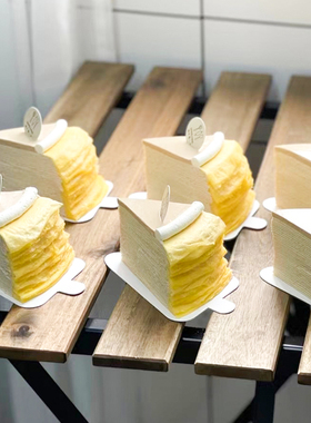 6/8寸蛋糕切块底托方形三角慕斯切块千层蛋糕切件梦龙卷瑞士卷托