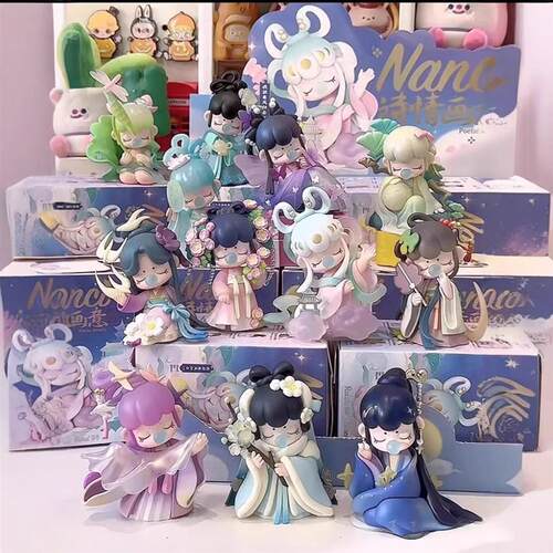 清仓诗情画意盲盒手办古风女孩生日玩偶娃娃儿童2025隐藏款玩具
