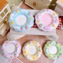 定制仿真微缩奶油甜甜圈盘子diy奶油胶树脂饰品配件娃屋场景摆件