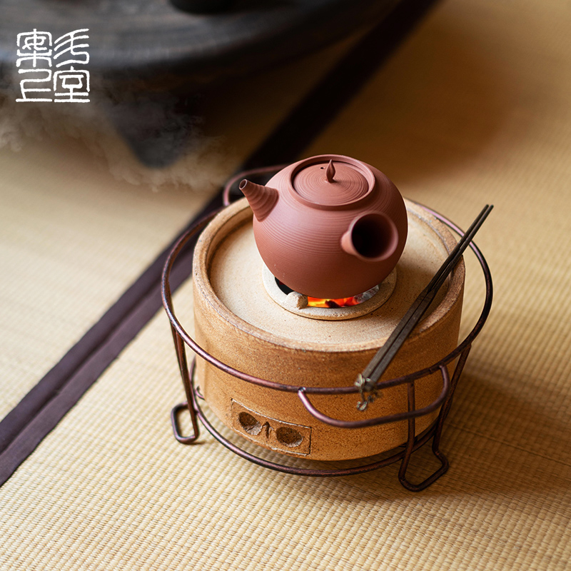 斗室案上便携大号煮茶炭炉