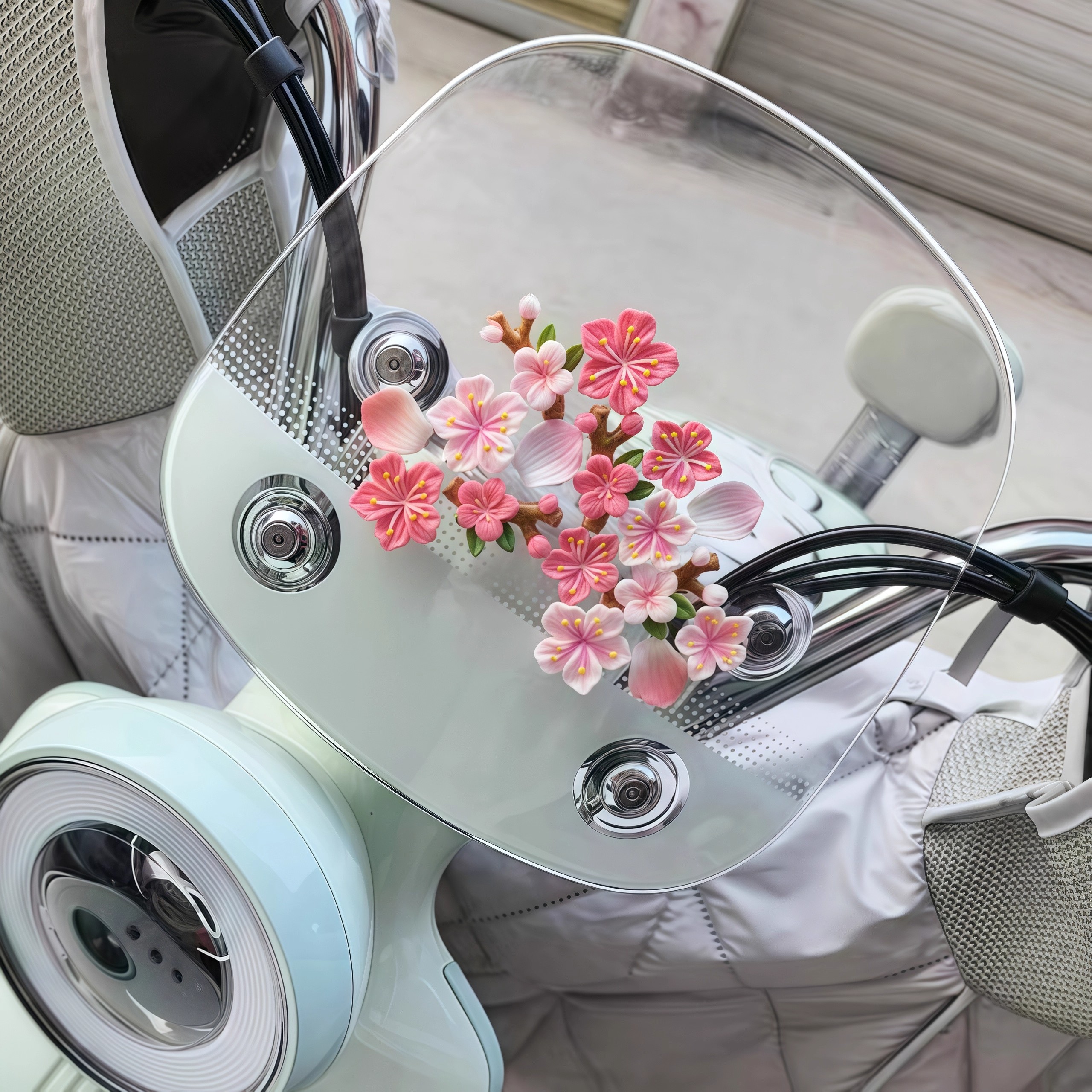 桃花无痕3d立体贴车内饰品