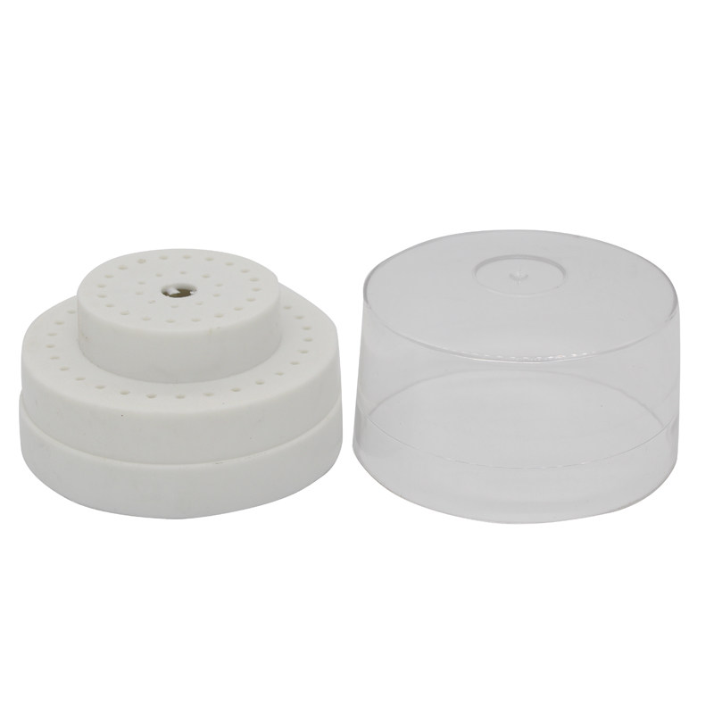 牙科圆形60孔车针盒高速低速车针盒磨头盒 高温消毒盒车针磨头架