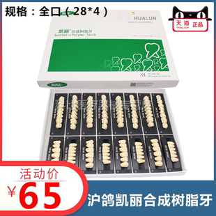 牙科材料沪鸽合成树脂牙凯丽树脂牙齿科合成树脂牙口腔树脂牙假牙