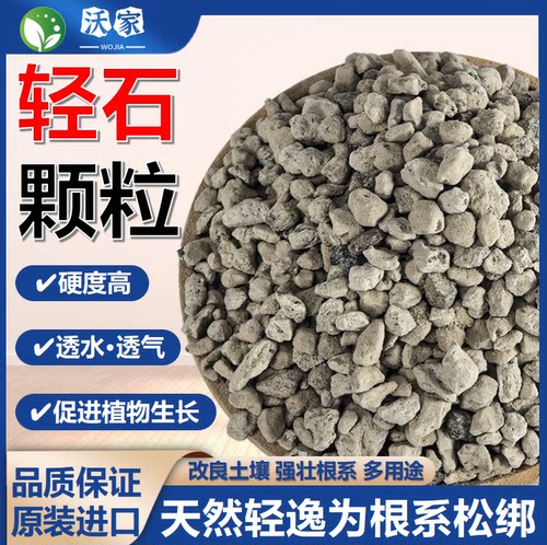 进口轻石颗粒日本兰花植料花卉绿植盆栽拌土多肉铺面铁皮石斛浮石