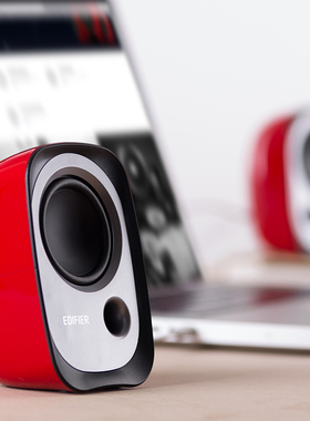 漫步者R12U音箱台式电脑小音箱重低音炮喇叭家用迷你有线笔记本