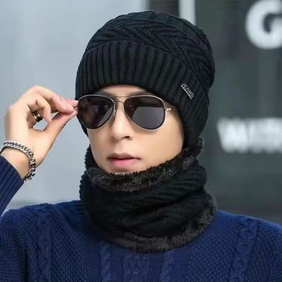 卡帝臣帽子男冬天针织毛线
