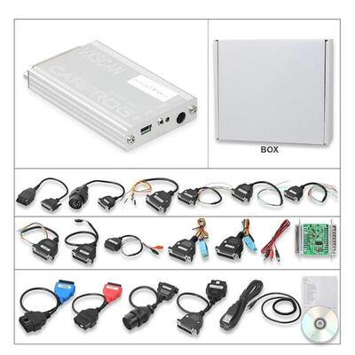 CARPROGV10.93FULLECU气囊复位检测全套21接头配件齐