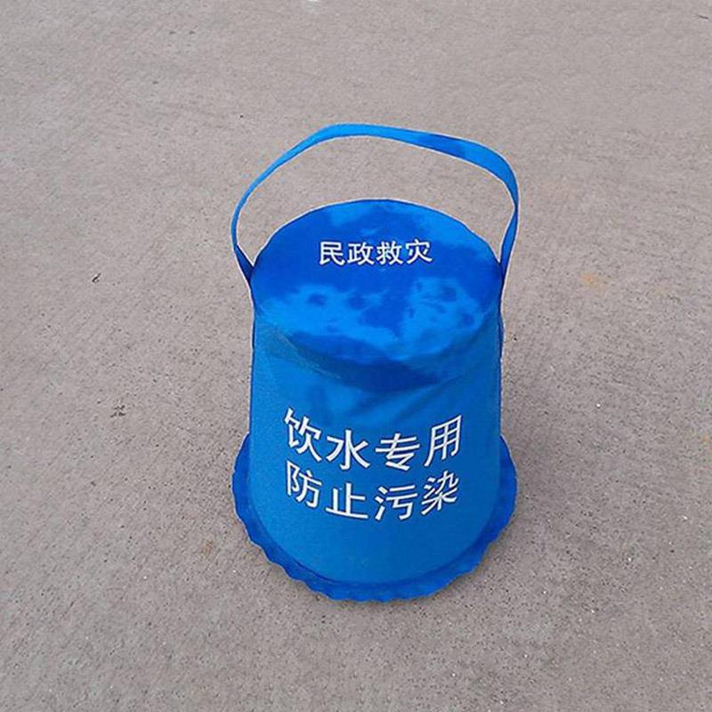 户外应急储水囊安15升手提式贮水罐可折叠救灾用软体水桶容