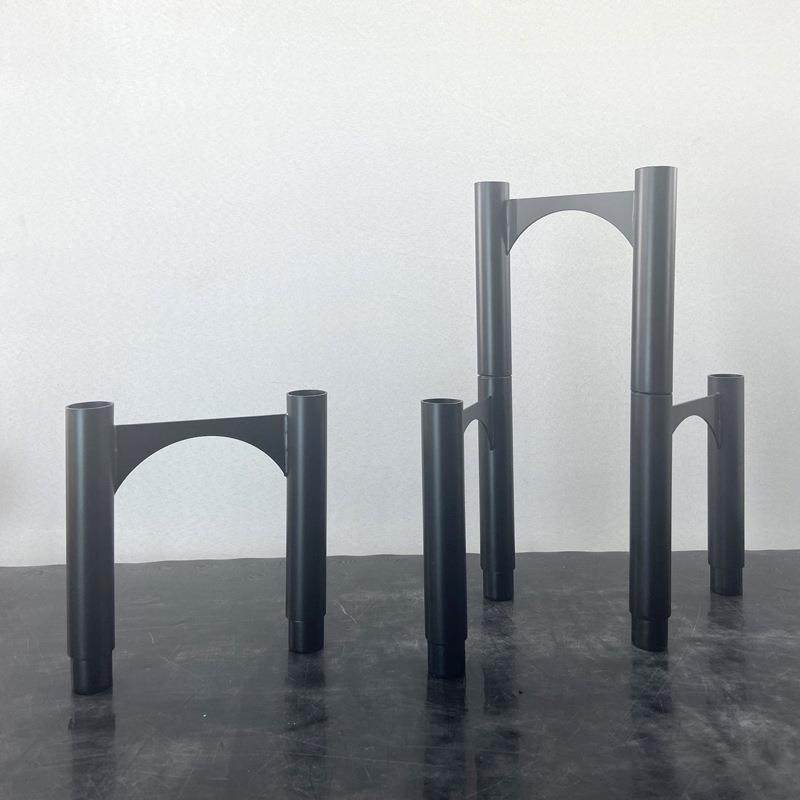 现代简约金色黑色几何金属旋转烛台样板房室内餐桌桌面饰品摆件,影音电器,更多影音配件,淘宝优惠券,粉丝福利购,淘宝优惠卷