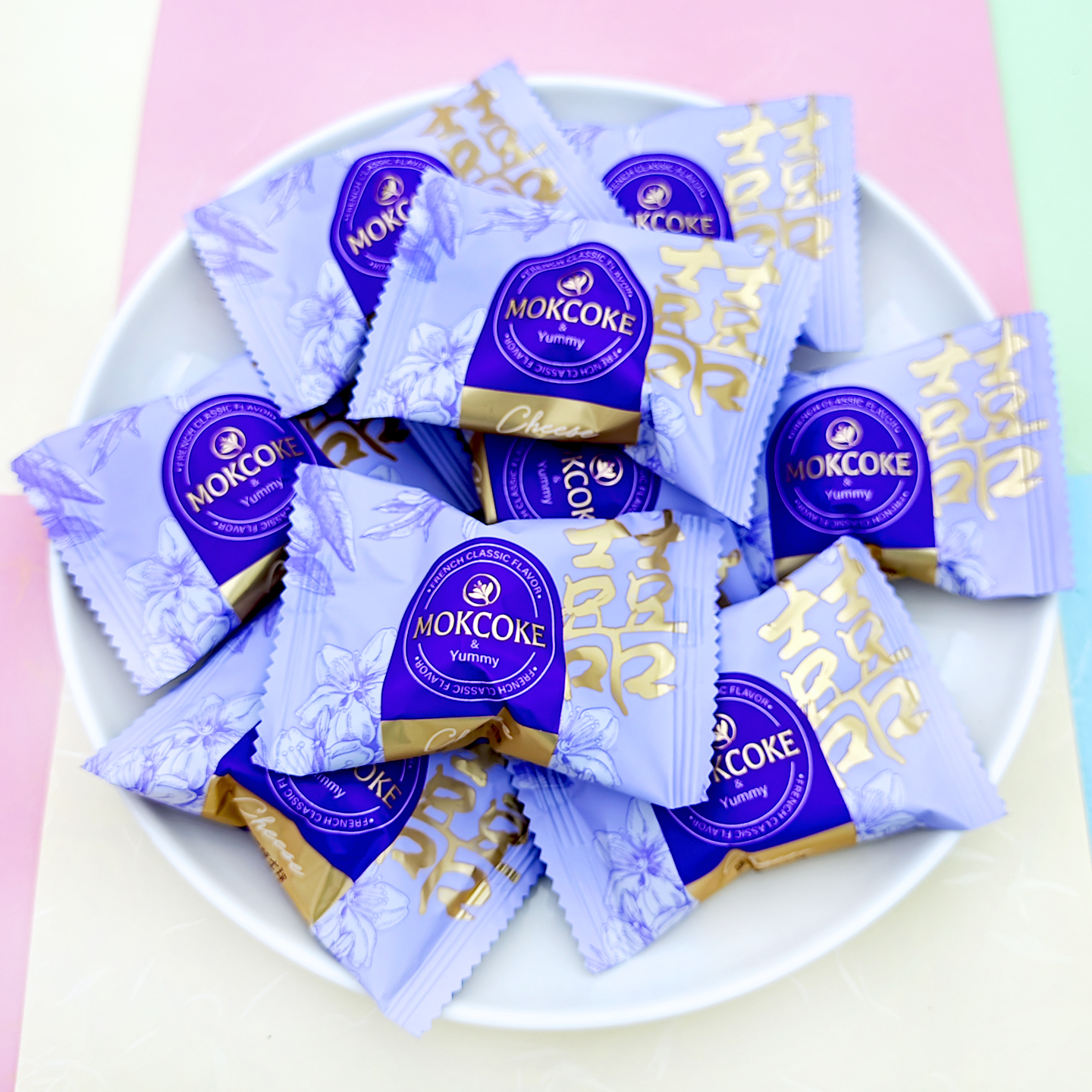 mokcoke莫可卡蓝莓味芝士球