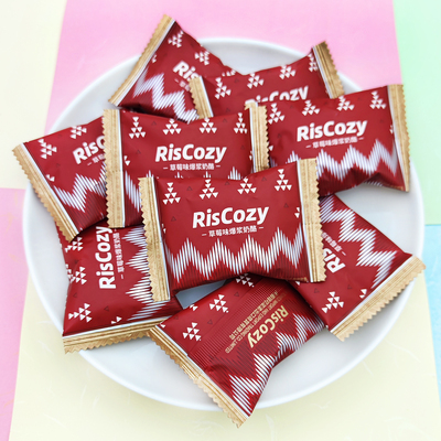 英国RisCozy草莓味爆浆夹心糖果