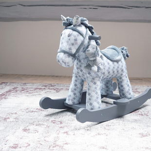 littlebirdtoldme儿童小木马宝宝实木摇摇马婴儿生日周岁玩具礼物