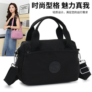 牛津布单肩斜挎包女士休闲时尚防水尼龙旅游手提包帆布妈咪包