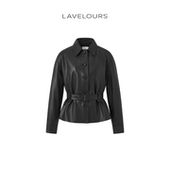LAVELOURS 风衣休闲外套 头层小羊羔皮衣宽松短款
