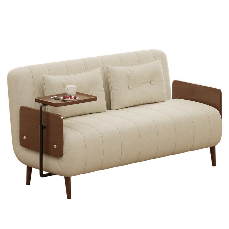 可以长期睡的沙发床一体两用 小户型可折叠实木二合一沙发床单人