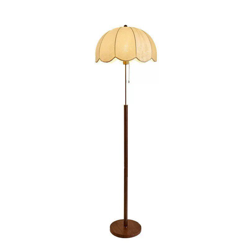 法式中古风落地灯客厅沙发旁轻奢高级氛围感立式灯创意卧室床头灯