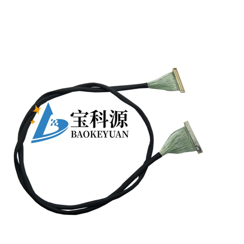 EDP屏线 DF36-40P-0.4SD极细同轴线 HRS 连接器 0.4间距 30p 定制