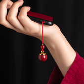 福一方朱砂官方旗舰店原矿嘎乌盒吊坠项链手机链挂件饰男女本命年