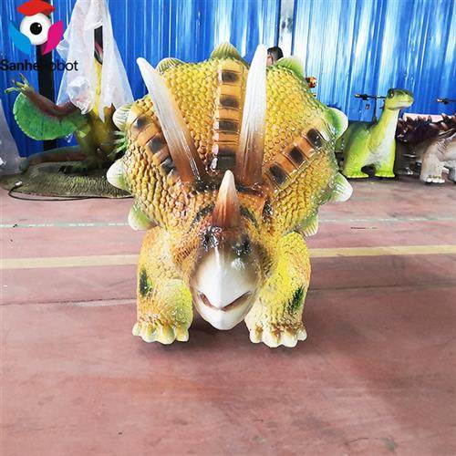 商场乐园儿童骑行娱乐设备仿真恐龙电动童车可扫码遥控工厂直销