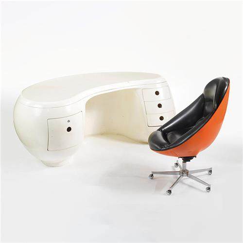 玻璃钢烤漆前台公司售楼部咨询服务台酒店大堂现代创意异形迎宾台