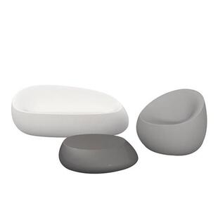 玻璃钢休闲椅商场创意沙发会客厅坐凳户外休息区椭圆座椅茶几组合