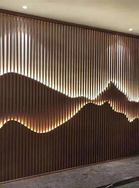 不锈钢假山雕塑定制镂空切片大型户外水景园林山形造景摆件