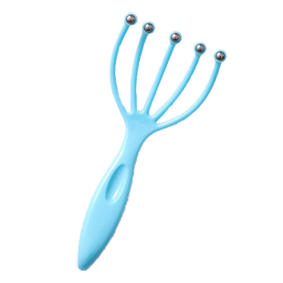 九爪头部按摩器头皮按摩爪迷你五爪梳子头皮生发太阳穴双重滚珠式